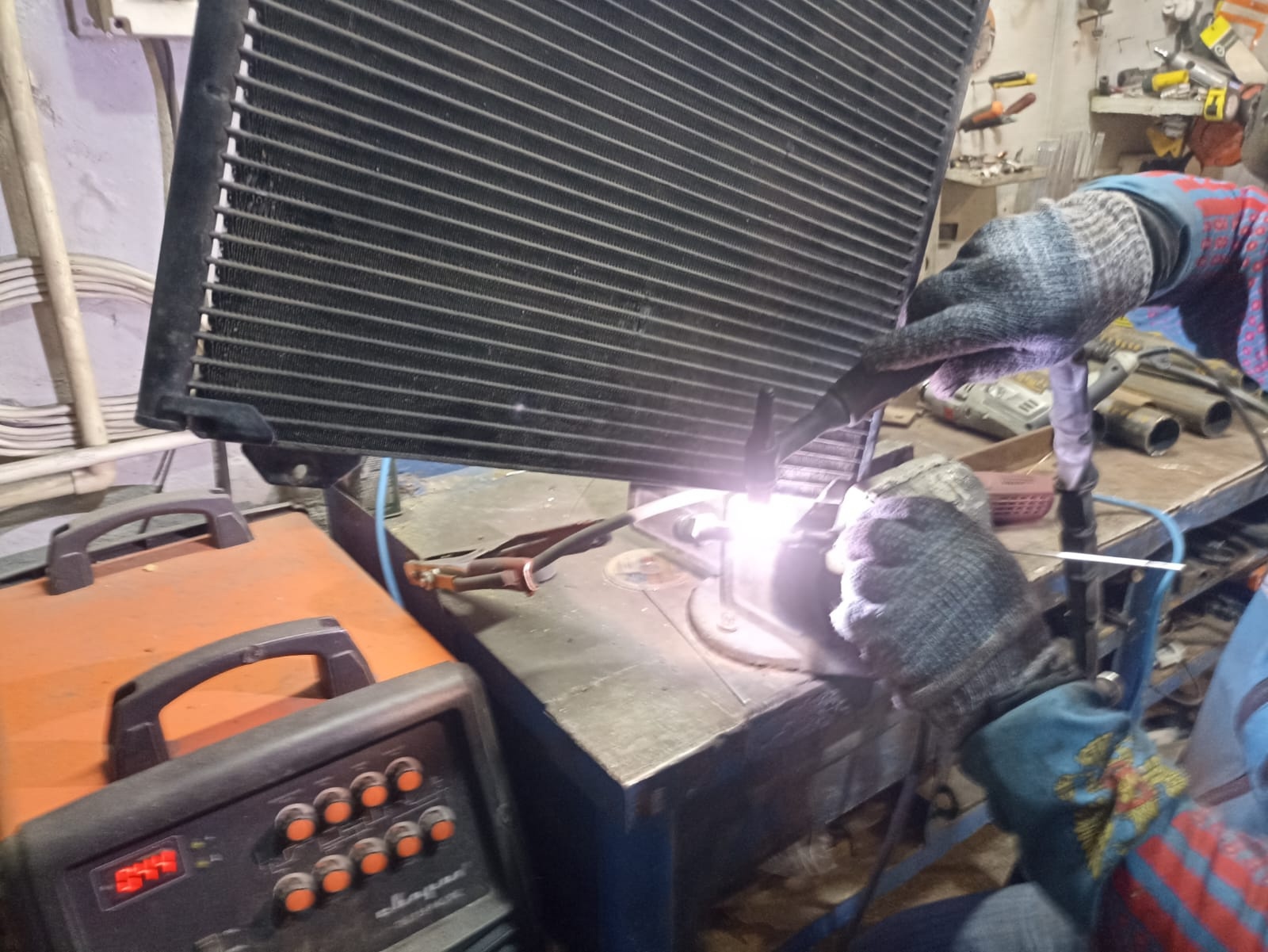 ремонт радиатора